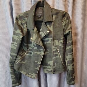 Sanctuary Camouflage Moto Jacket Size XS